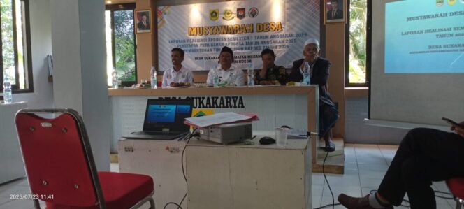 
					Musyawarah Desa ( Musdes ) Desa Sukakarya mencerminkan Traspanrasi Pemerintahan Desa