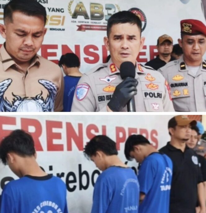 
					Sat Reskrim Polres Cirebon Kota, Berhasil‎ Ringkus 3 Pelaku Tawuran Konten