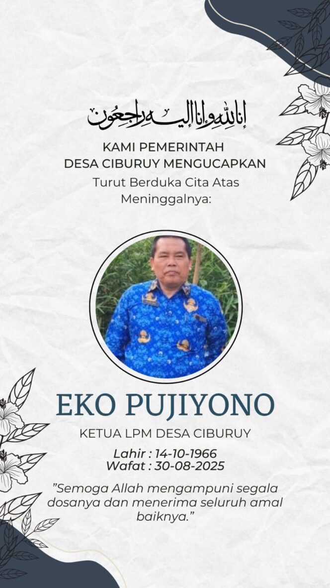 
					Ketua LPM Desa Ciburuy Wafat, Pemdes Sampaikan Duka Cita Mendalam