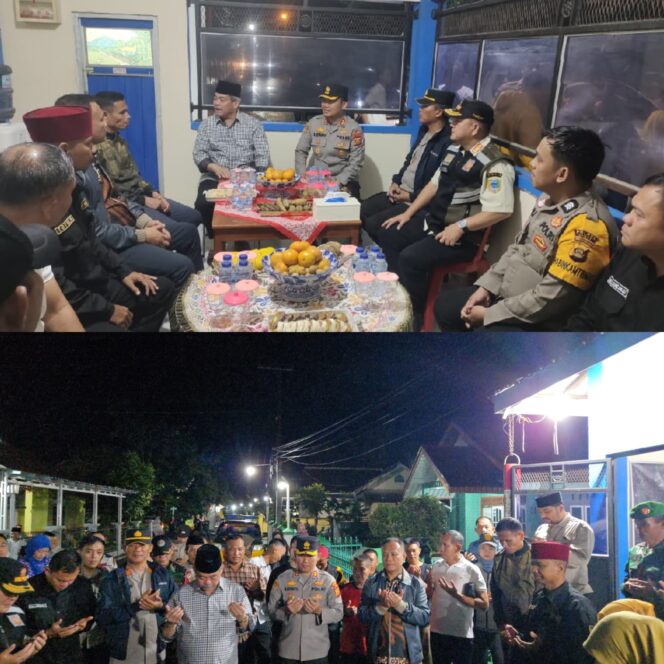 Kunjungi Satkamling, Kapolres Lahat Bersama Bupati Lahat Ajak Warga Aktif Jaga Keamanan Lingkungan