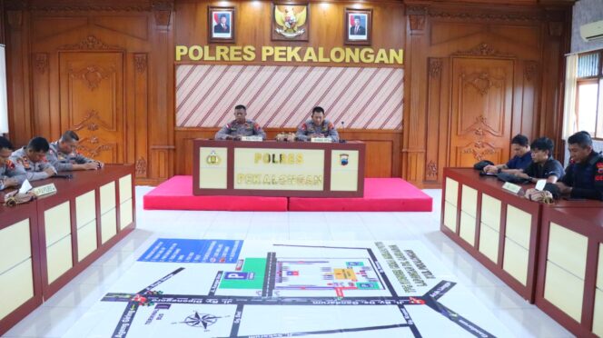 Jelang Konser Gema Merah Putih, Polres Pekalongan Gelar TFG Bareng Stakeholder