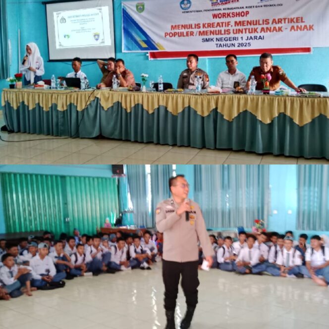 Sat Binmas Polres Lahat Melaksanakan Police Goes to School