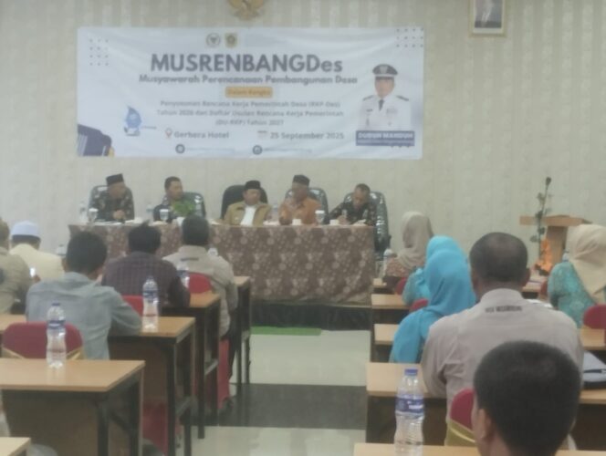 Desa Mega Mendung Gelar Musrenbang 2025, Infrastruktur dan Kesehatan Jadi Prioritas 2026