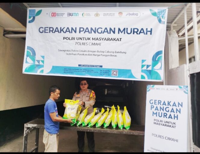 Gerakan Pangan Murah Polsek Cikalongwetan Ringankan Beban Ekonomi Warga