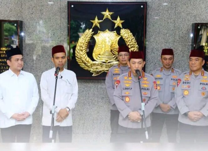 Acara Tausiah Ustad Abdul Somad jadi spirit spritual Tugas polri.