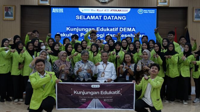BNN Provinsi Jawa Tengah dan UIN Walisongo Semarang Perkuat Sinergi Edukatif : Mahasiswa Psikologi dan Kesehatan Jadi Garda Depan War on Drugs for Humanity.