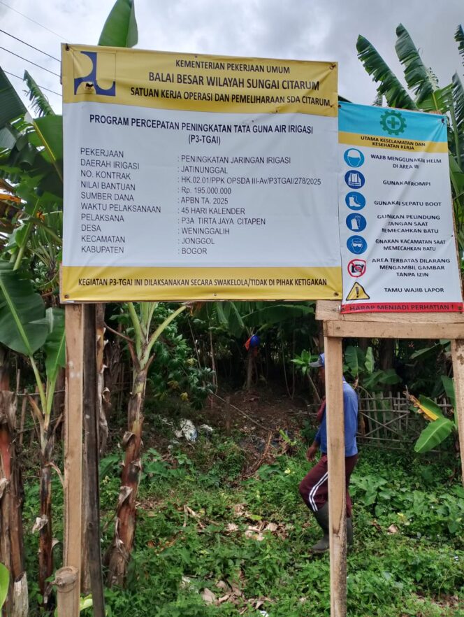 
					Program P3AI Desa weninggalih Bangun Irigasi Rp195 Juta, di Sambut Baik Oleh warga