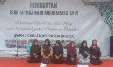 SMPN 1 Cariu Peringati Isra Mi’raj, Perkuat Nilai Keimanan dan Karakter Siswa Sejak Dini