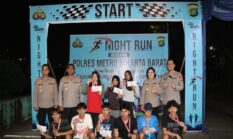Polres Metro Jakarta Barat Gelar Kegiatan Balap Lari Night Run Yang Sedang Viral, Ajak Remaja Isi Ramadan dengan Hal Positif