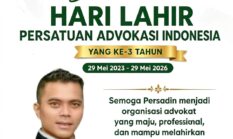 Milad ke-3 PERSADIN Perkuat Profesionalisme Advokat kepada Masyarakat