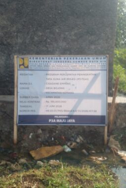 Program P3TGAI Kelompok Tani Maju Jaya Desa Bojong Tuai Apresiasi, Irigasi 9,4 Hektare Jadi Penopang Ketahanan Pertanian
