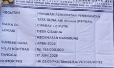 Dugaan Pemotongan Anggaran P3TGAI di Desa Cisarua Bogor, Ketua Kelompok Tani dan Kades Terkesan Menghindar