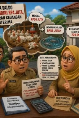 Warga Soroti Sisa Saldo BUMDes Sukajadi Mandiri Rp4 Juta, PJS Kades Sebut Laporan Keuangan Belum Dapat Diterima