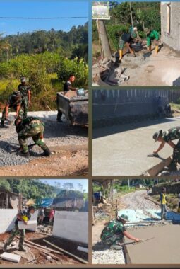 Memasuki Hari Ke-5, TMMD Ke-129 Kodim 0608/Cianjur Percepat Pembangunan Infrastruktur Desa