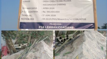 Program P3-TGAI Cibeteng Muara Disoal: Dugaan Rangkap Jabatan, Material Tak Sesuai Spek, Hingga Potongan Anggaran