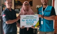 Ahli Waris Petani di Kutajaya Terima Santunan BPJS Ketenagakerjaan Rp42 Juta Tanpa Potongan