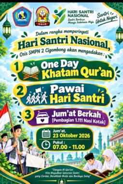 Kegiatan dalam rangka memperingati hari santri nasional 