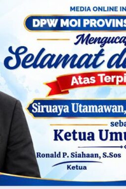 DPW MOI DKI Jakarta Mengucapkan Selamat Atas Terpilihnya Siruaya Utamawan, S.E., M.M., CACP, AAAK., Sebagai Ketua Umum Federasi Serikat Pekerja Kimia Energi Dan Pertambangan (FSPKEP)
